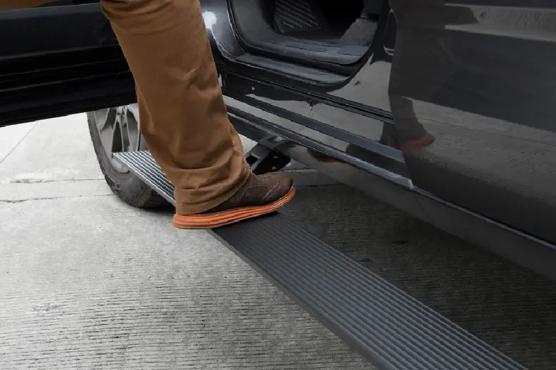 Jeep Gladiator Jt Go Rhino E-Board E1 Electric Running Board Kit - Textured Black Finish - Jt 4Dr 1