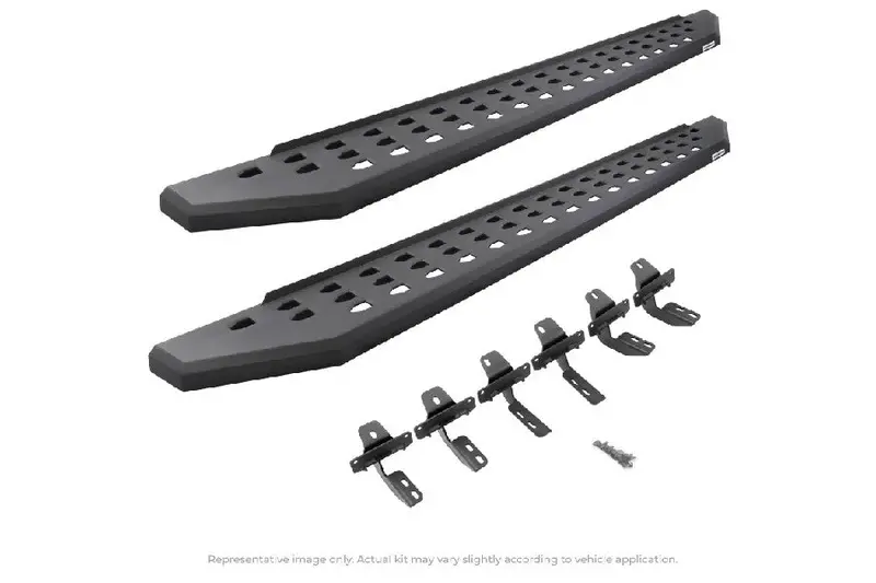 Jeep Gladiator Jt Go Rhino Rb20 Running Boards W/ Mounting Brackets - Textured Black 1