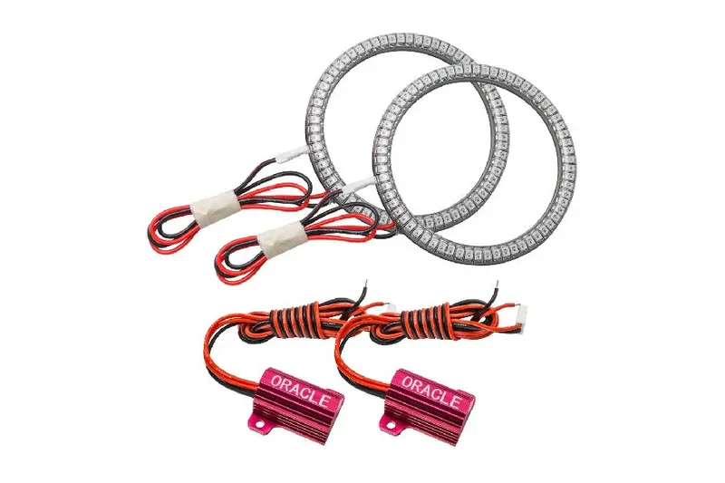 Jeep Gladiator Jt Oracle Led Fog Light Surface Mount Halo Kit, White 1