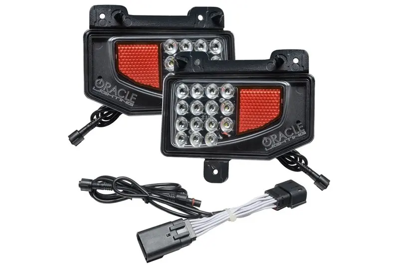 Jeep Gladiator Jt Oracle Rear Bumper Led Reverse Lights W/ Harness 1
