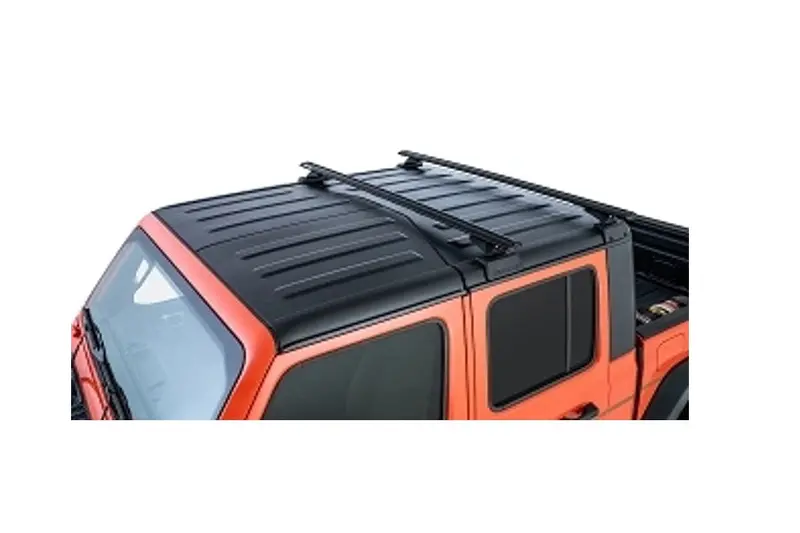 Jeep Gladiator Jt Rhino Rack Vortex Black 2 Bar Roof Rack W/ Backbone And Rcl Legs 1