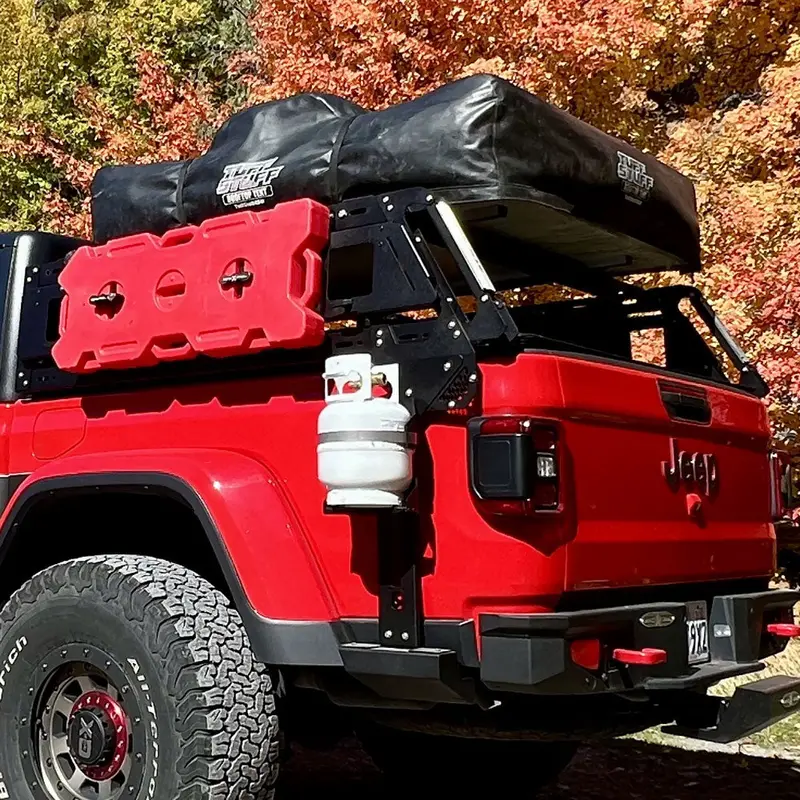 Jeep Gladiator Jt Rock Slide Engineering Overland Rack Deluxe Kit 1
