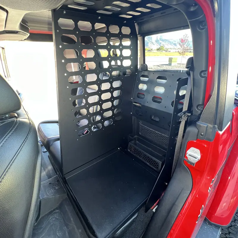 Jeep Gladiator Jt Rock Slide Engineering Rear Seat Cargo Rack 1
