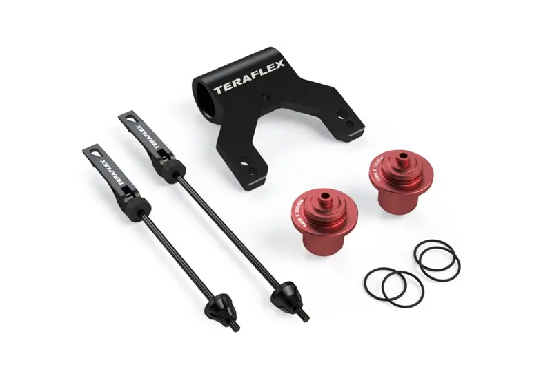 Jeep Gladiator Jt Teraflex Uinta Bike Mount Quick Release Kit W/ Mount And 9Mmx100/135 Spacer 1