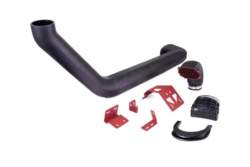 Jeep Jl/Jt 3.6L Borne Off-Road Snorkel, Micro-Wrinkle Red 1