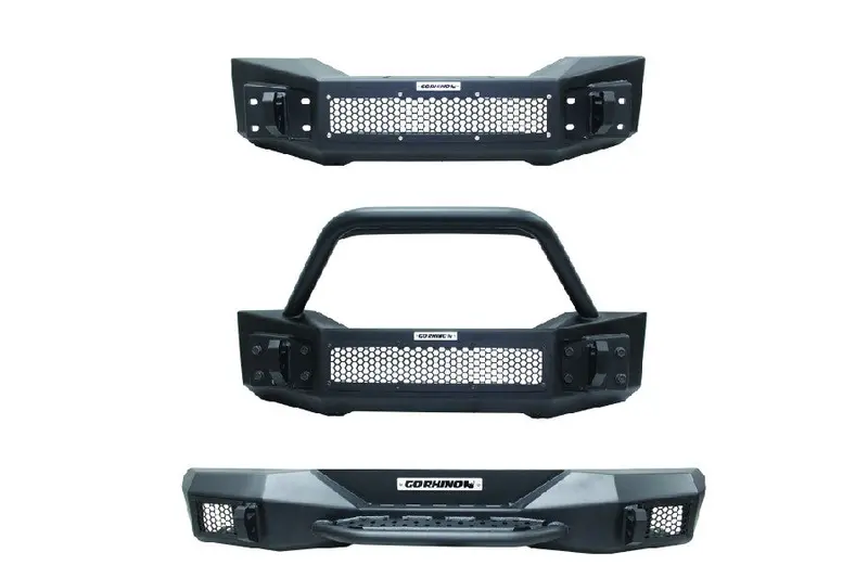 Jeep Jt/Jl/Jk Go Rhino Rockline Front Stubby Bumper - Winch Ready 2