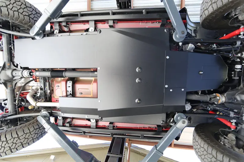 Jeep Wrangler 4-Door 3.6Lrock Hard 4X4 Complete Bellypan Skid Plate System W/ Dual Crossmembers, Aluminum 1