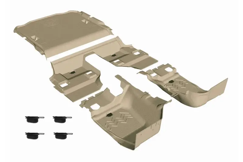 Jeep Wrangler Jk 2-Door Armorlite Complete Full Floor Kit, Desert Khaki 1