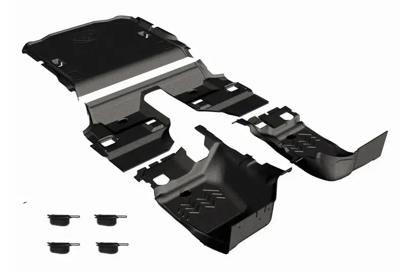 Jeep Wrangler Jk 2-Door Armorlite Complete Full Floor Kit, Mesa Smoke 1