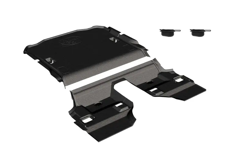 Jeep Wrangler Jk 2-Door Armorlite Rear Flooring And Cargo Mat - Mesa Smoke 1