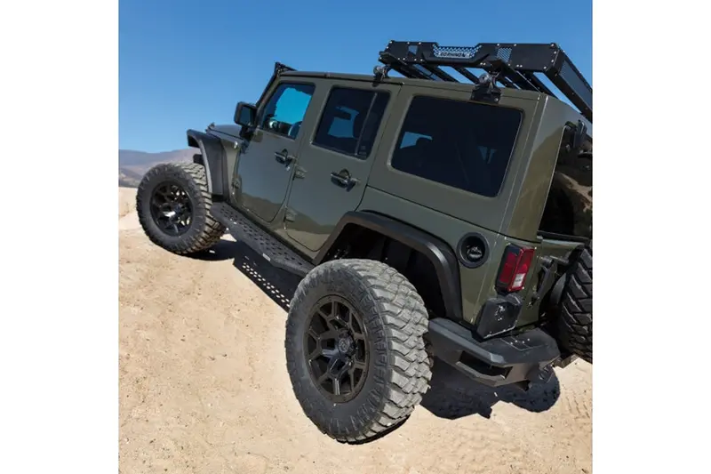 Jeep Wrangler Jk 2-Door Go Rhino Rb20 Running Boards, No Drop Steps - Bedliner Coating 1