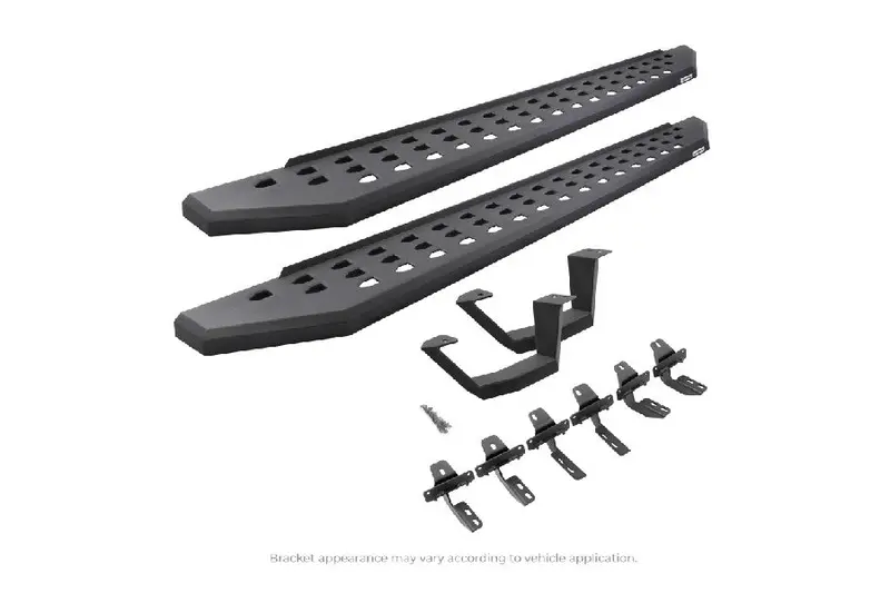 Jeep Wrangler Jk 2-Door Go Rhino Rb20 Running Boards W/ Mounting Brackets - Textured Black - Pair 1