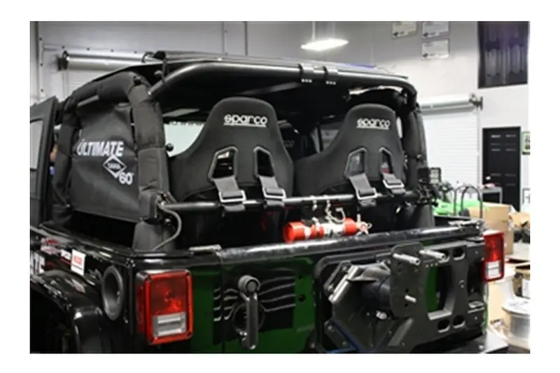 Jeep Wrangler Jk 2-Door Rock Hard 4X4 Rear Bench Harness Bar 2