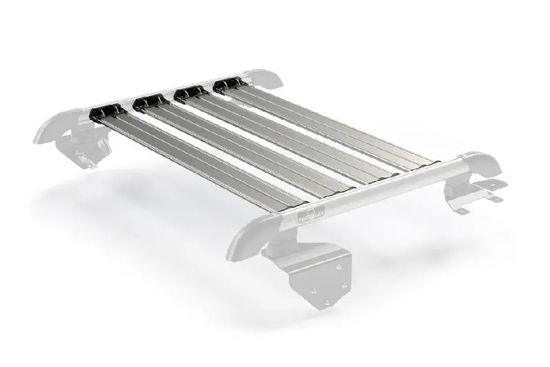 Jeep Wrangler Jk 2-Door Teraflex Nebo Roof Rack 4Pc Cargo Slat Kit - Silver - Jk 2Dr 1