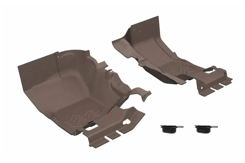 Jeep Wrangler Jk 4-Door Armorlite Front Flooring Set, Desert Khaki 1