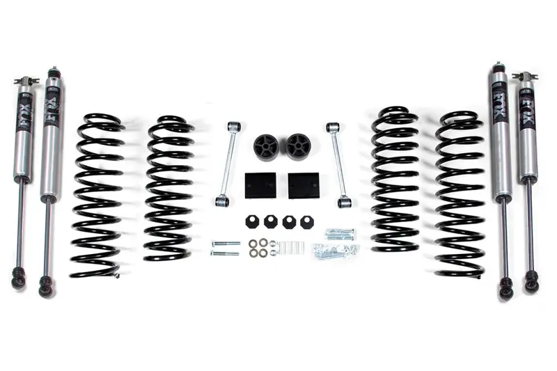 Jeep Wrangler Jk 4-Door Bds Suspension 2In Coil Spring Lift Kit W/ Fox Shocks 1