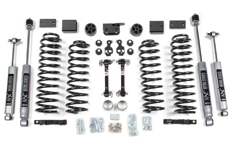 Jeep Wrangler Jk 4-Door Bds Suspension 3In Lift Kit - Nx2 Nitro Shocks, Fixed Links 1