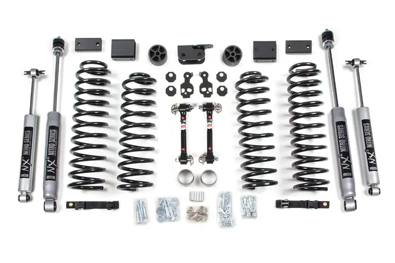 Jeep Wrangler Jk 4-Door Bds Suspension 3In Suspension Lift Kit W/ Nx2 Shocks 1