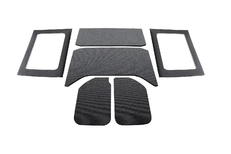 Jeep Wrangler Jk 4-Door Design Engineering Complete Headliner Kit, Black Original Finish 1
