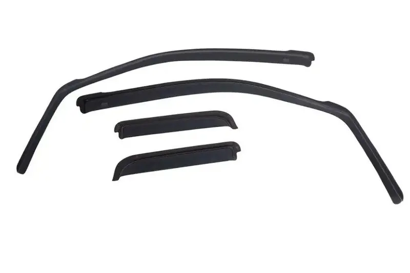 Jeep Wrangler Jk 4-Door Egr Usa In-Channel Window Visors, Front & Rear Set, Matte Black 1