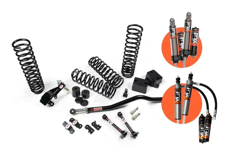 Jeep Wrangler Jk 4-Door Jks 2.5In J-Venture Lift Kit W/ Fox 2.5 Shocks 1