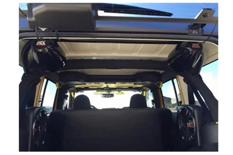 Jeep Wrangler Jk 4-Door Rock Hard 4X4 Rear Cargo Accessory Mount Bar 1