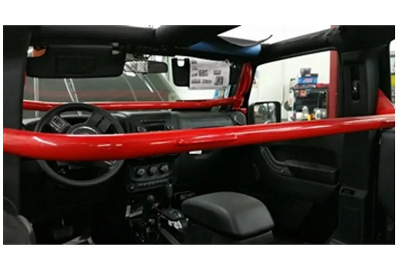 Jeep Wrangler Jk 4-Door Rock Hard 4X4 Straight Harness Bar 1