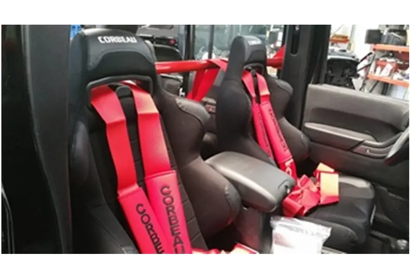 Jeep Wrangler Jk 4-Door Rock Hard 4X4 Straight Harness Bar 2