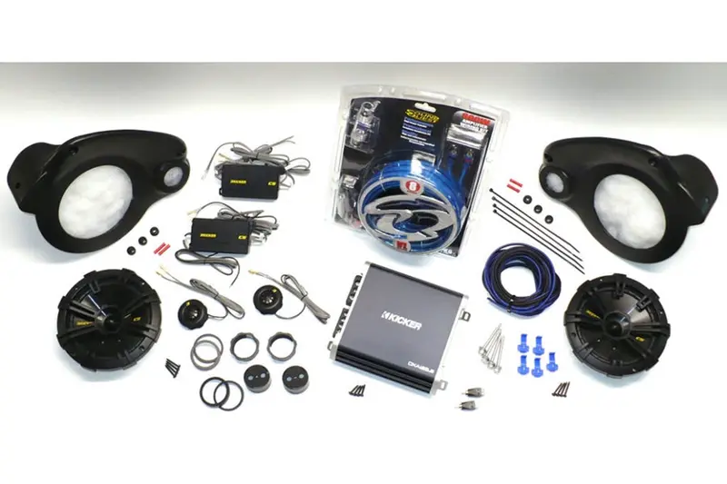 Jeep Wrangler Jk 4-Door Select Increments Jku-Pods W/ Kicker Speakers And Amplifier 1