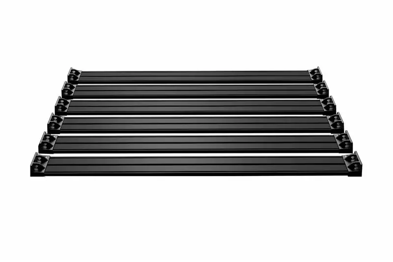 Jeep Wrangler Jk 4-Door Teraflex Nebo Roof Rack Cargo Slat Kit Black 1