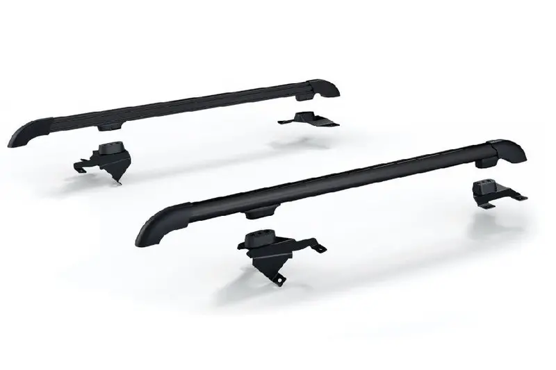 Jeep Wrangler Jk 4-Door Teraflex Nebo Roof Rack Main Rail Kit - Black 1