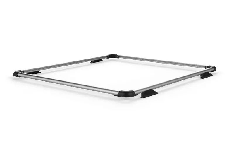 Jeep Wrangler Jk 4-Door Teraflex Nebo Roof Rack Raised Rail Kit - Silver 1