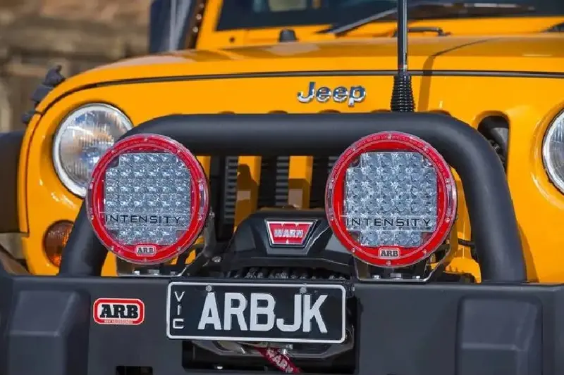Jeep Wrangler Jk Arb Deluxe Combination Bull Bar Bumper, Satin Black Powdered | 3450240 1