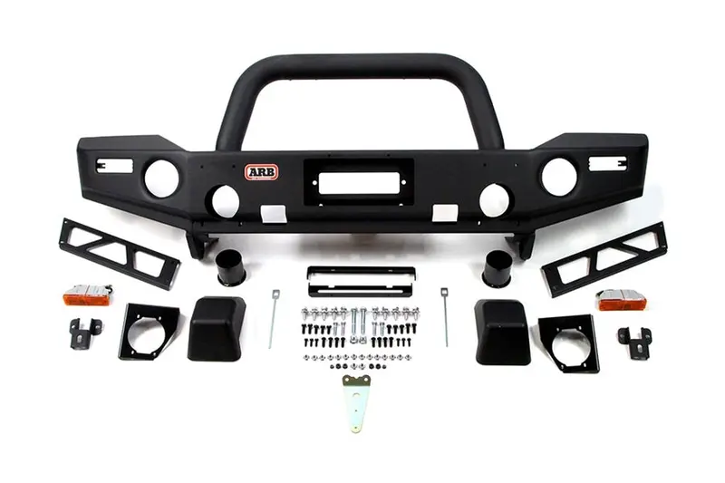 Jeep Wrangler Jk Arb Deluxe Front Bumper W/ Winch Bull Bar | 3450230 1
