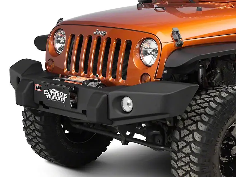 Jeep Wrangler Jk Arb Deluxe Winch Front Bumper, Black | 3950200 1