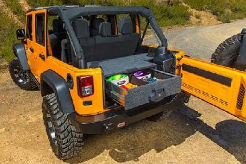 Jeep Wrangler Jk Arb Outback Solutions Modular Roller Drawer System W/Carpet Trim | 5012020 1