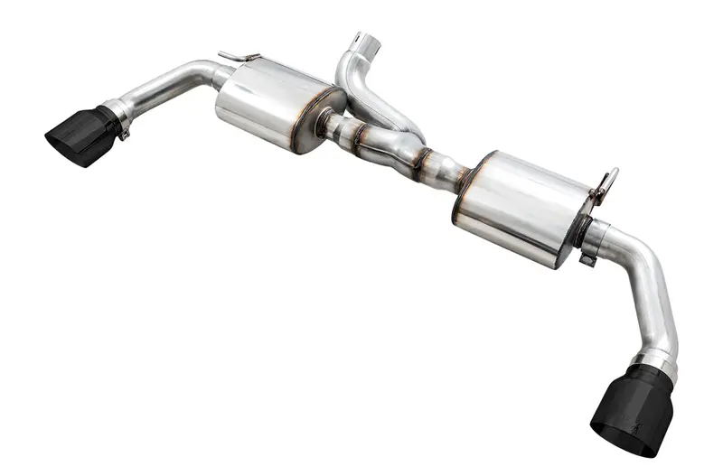Jeep Wrangler Jk Awe Tread Edition Axleback Dual Exhaust - Diamond Blackver Tips 1