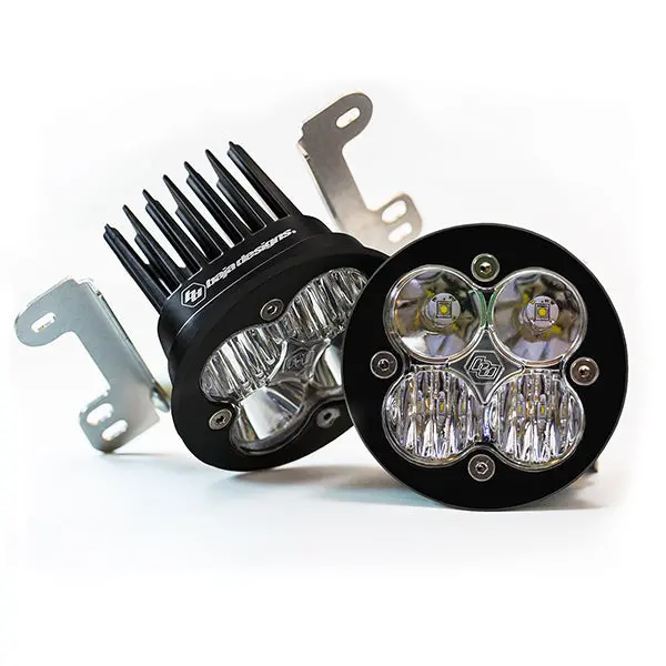 Jeep Wrangler Jk Baja Designs Squadron-R Sport Fog Pocket Led Light Kit - White 1