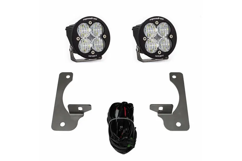Jeep Wrangler Jk Baja Designs Squadron-R Sport, Led Fog Pocket Kit - Jk Hard Rock/10Th Anniversary/Rubicon X 1