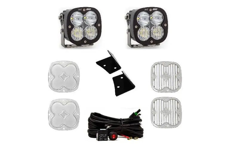 Jeep Wrangler Jk Baja Designs Xl80 Drive Combo A-Pillar Kit 1