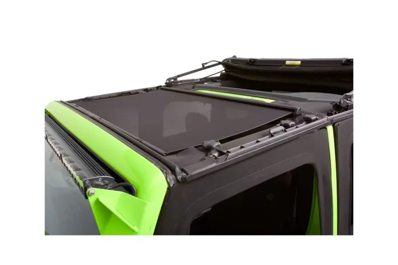 Jeep Wrangler Jk Bestop Retractable Sunshade For Hard Top - Mesh 1