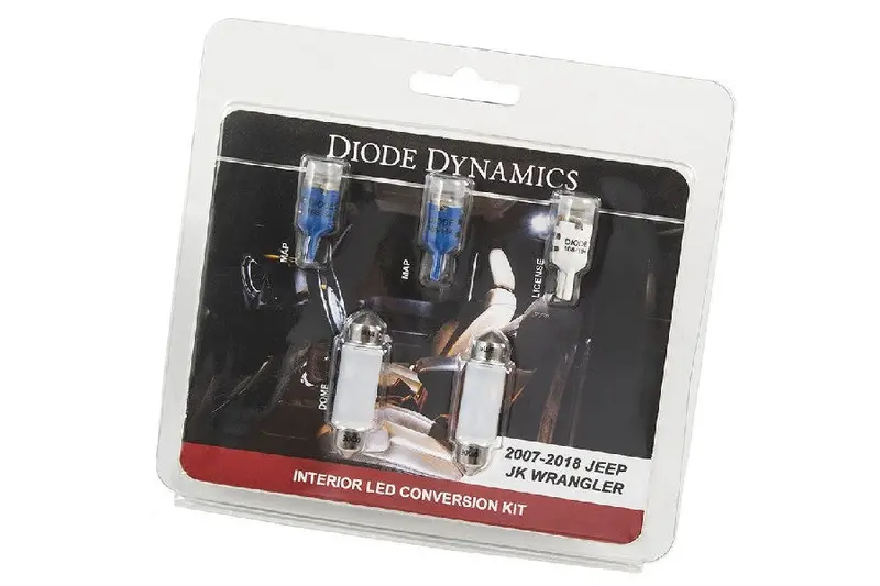 Jeep Wrangler Jk Diode Dynamics Led Conversion Kit Stage 1 Blue 1