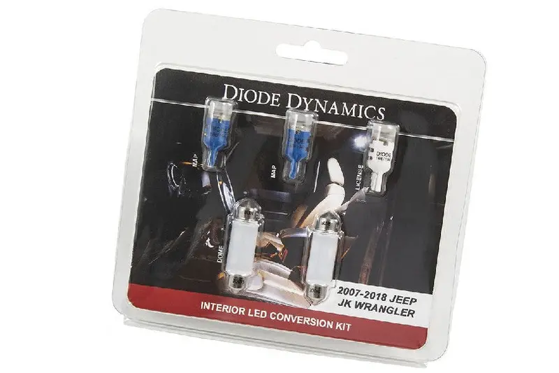 Jeep Wrangler Jk Diode Dynamics Led Conversion Kit Stage 2 Blue 1