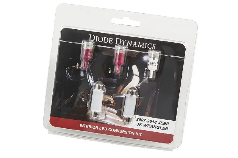 Jeep Wrangler Jk Diode Dynamics Led Conversion Kit Stage 2 Red 1