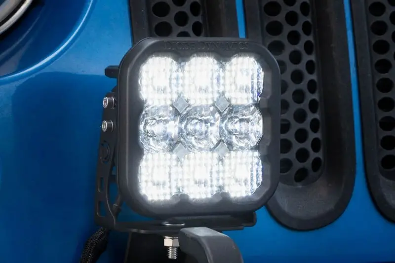 Jeep Wrangler Jk Diode Dynamics Ss5 Cross Link Bumper Lightbar Kit - Pro Yellow Combo 1