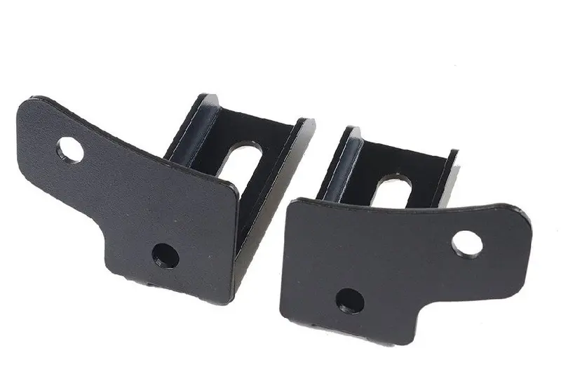 Jeep Wrangler Jk Front Runner Outfitters Windshield Spot Light Brackets, Black 1