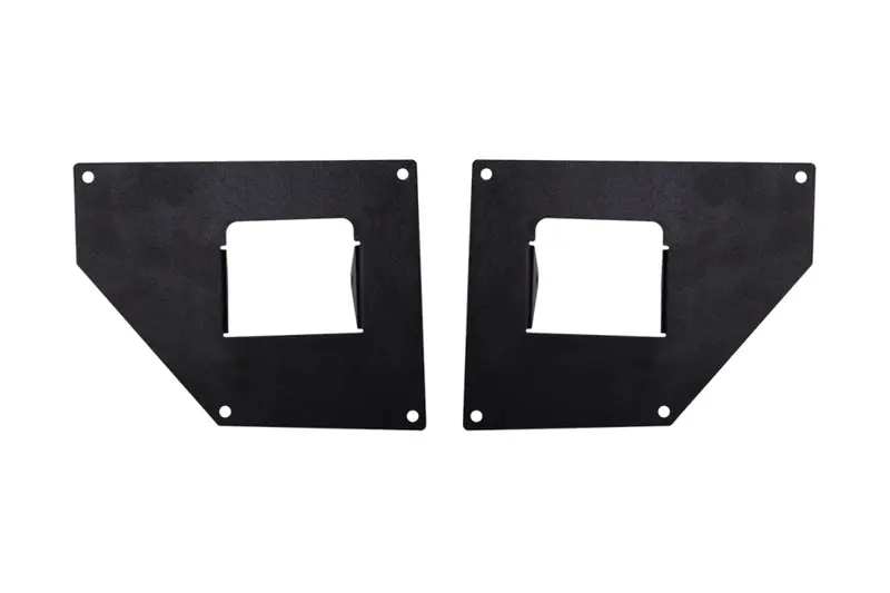 Jeep Wrangler Jk Go Rhino Brj40 Light Plates For Straight End Caps (3In) 1