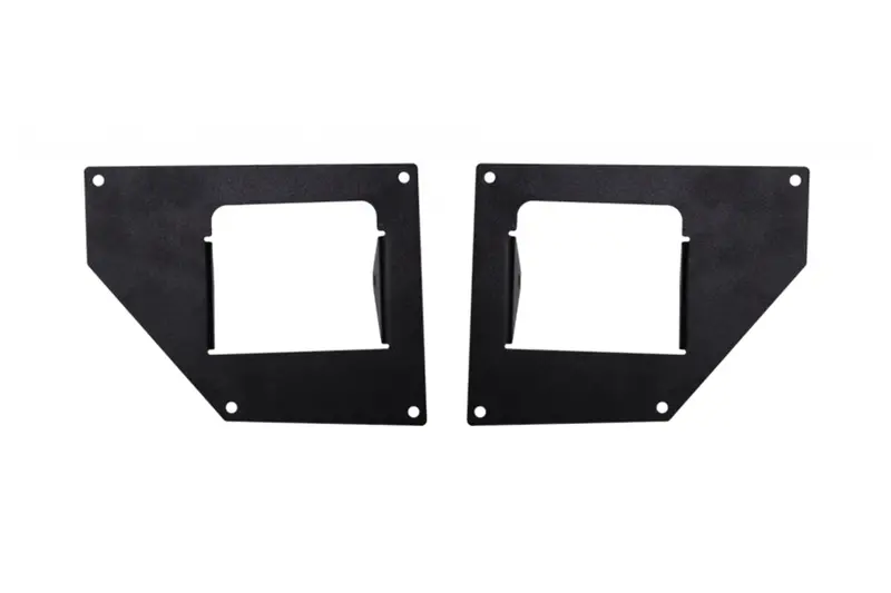 Jeep Wrangler Jk Go Rhino Brj40 Light Plates For Straight End Caps (4In) 1