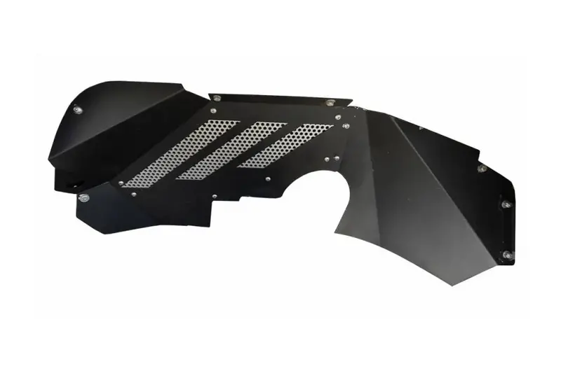 Jeep Wrangler Jk Go Rhino Front Inner Fender Liners - Textured Black 1