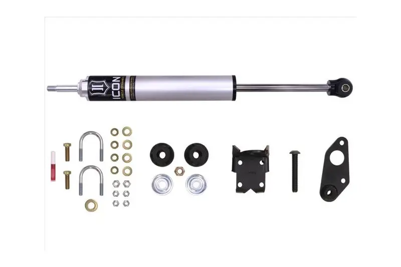 Jeep Wrangler Jk Icon Vehicle Dynamics High Clear Steering Stabilizer System 1